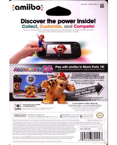 Nintendo Amiibo фигура - Bowser [Super Mario Колекция] (Wii U) - 4